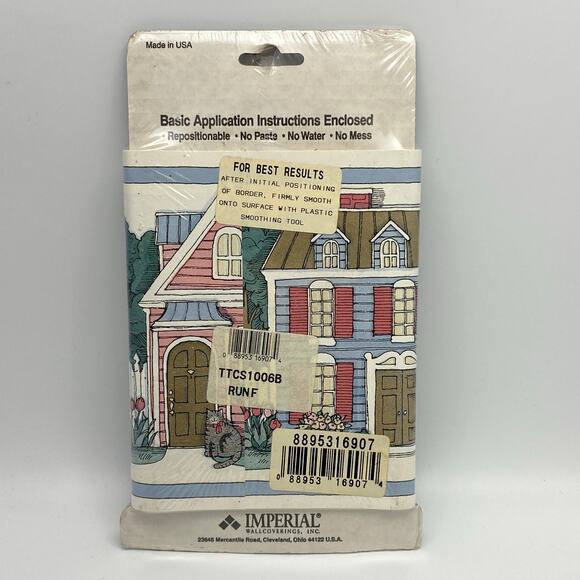 New Lot 3 IMPACT Self Adhesive 5 Yard Wallpaper Border Country Bakery TTCS1006B - Picture 6 of 8